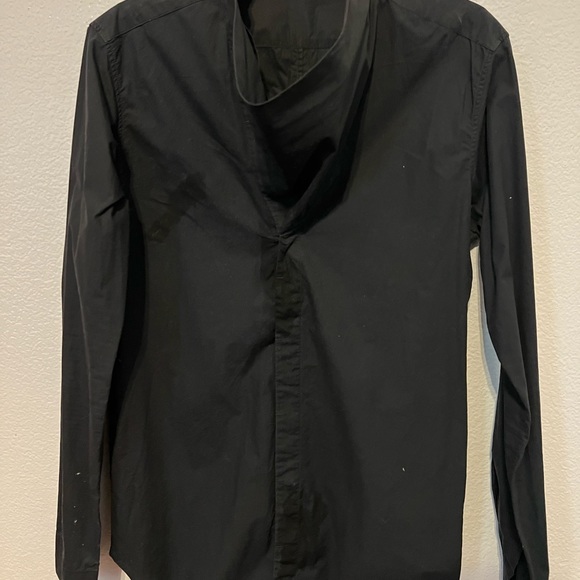 Rick Owen Funnel Shirt, Size 50 European - Picture 4 of 9